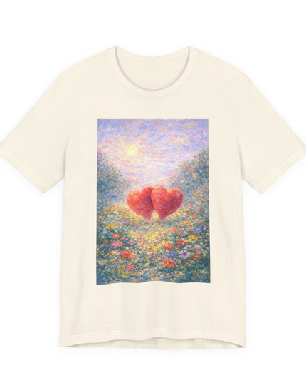 "Valentine's Day - Monet Style" Unisex Jersey Short Sleeve Tee