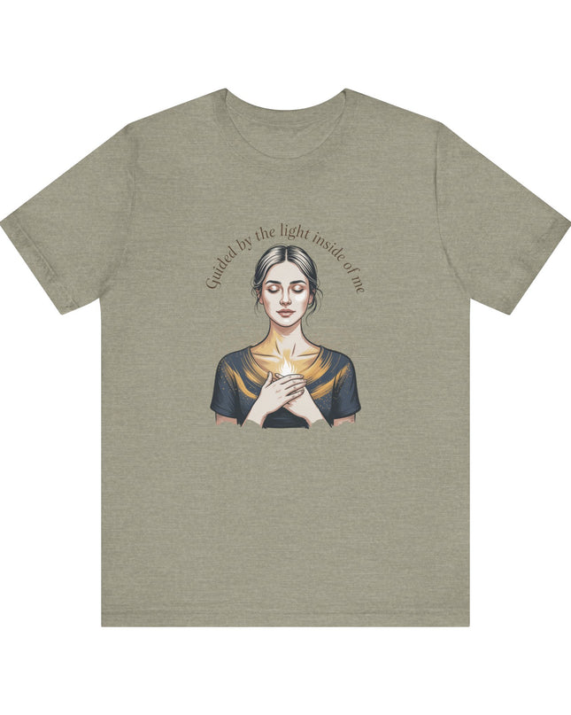 "Guided by the Light inside of Me" Unisex Jersey Short Sleeve Tee
