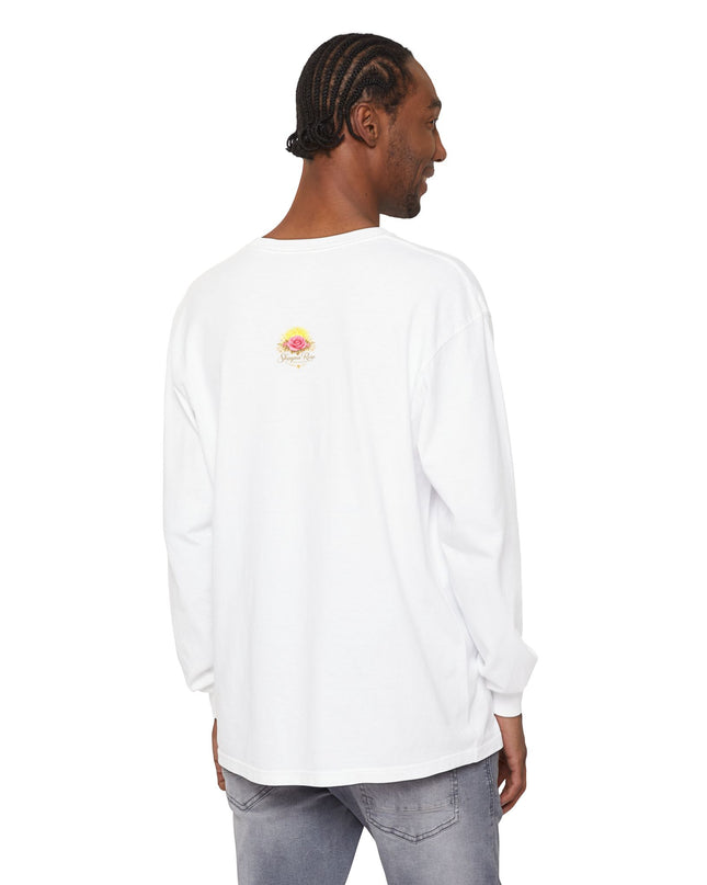 "Happy Valentine's Day" Unisex Garment-dyed Long Sleeve T-Shirt