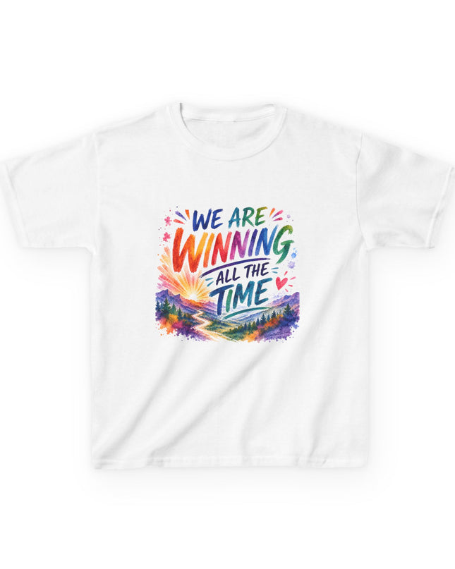 "We are Winning all the Time" Kids Heavy Cotton Tee