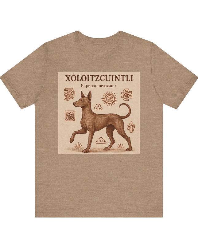 "Xoloitzcuintli - el perro mexicano" Unisex Jersey Short Sleeve Tee