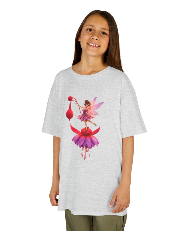 "Fuchsia Fairy" Kids Heavy Cotton Tee