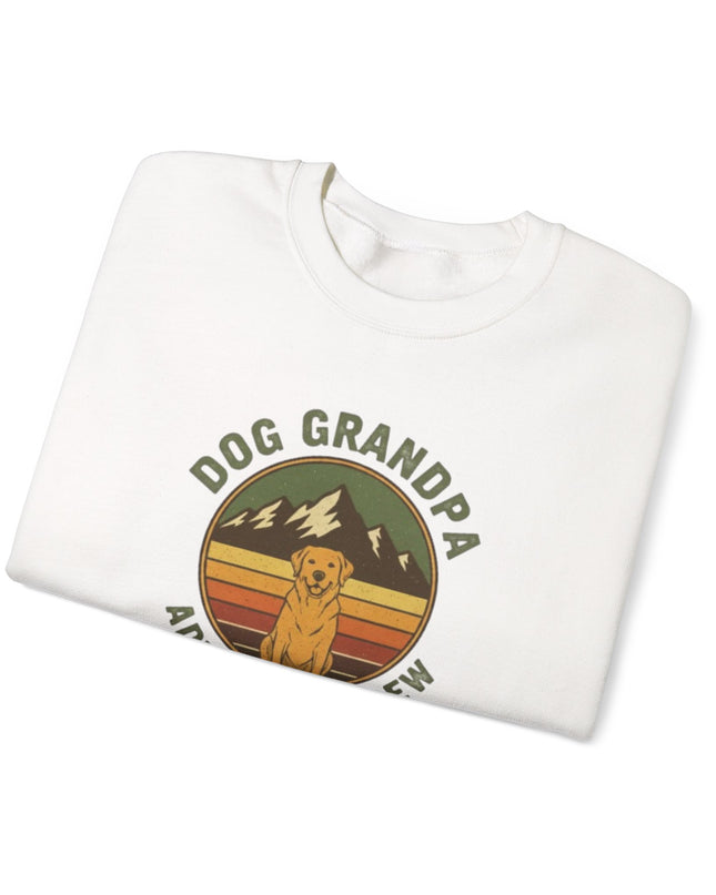 "Dog Grandpa Adventure Crew" Unisex Adult Sweatshirt