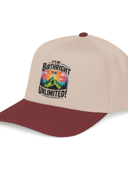 "It's my Birthright to be Unlimited" Mid Profile Baseball Cap