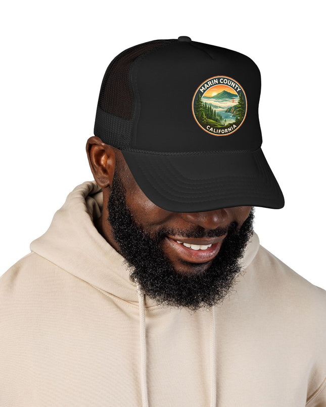 "Marin County, Above the Fog" Foam Trucker Hat