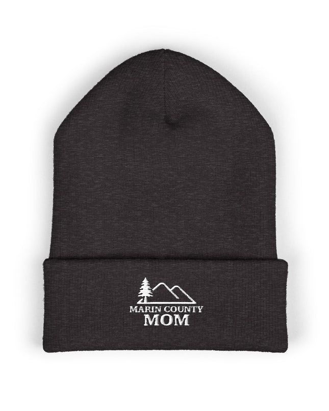 "Marin County Mom" Classic Cuffed Beanie (Embroidery)
