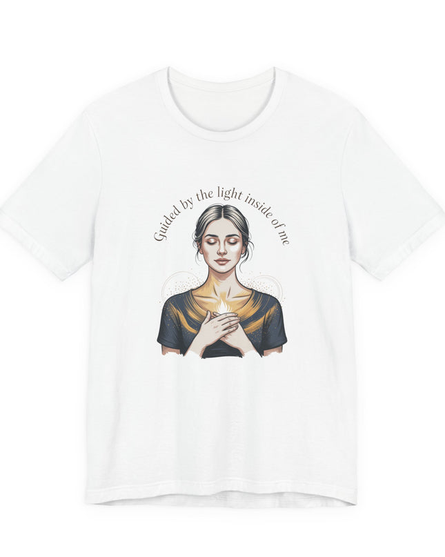 "Guided by the Light inside of Me" Unisex Jersey Short Sleeve Tee
