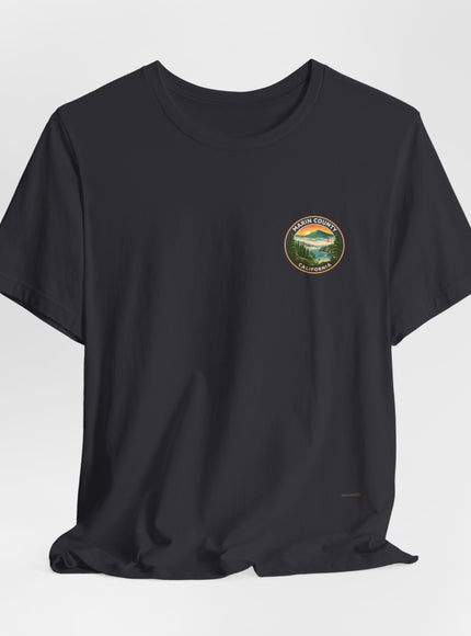 "Marin County - Above the Fog - No Text" (2-sided) Unisex Jersey Short Sleeve Tee