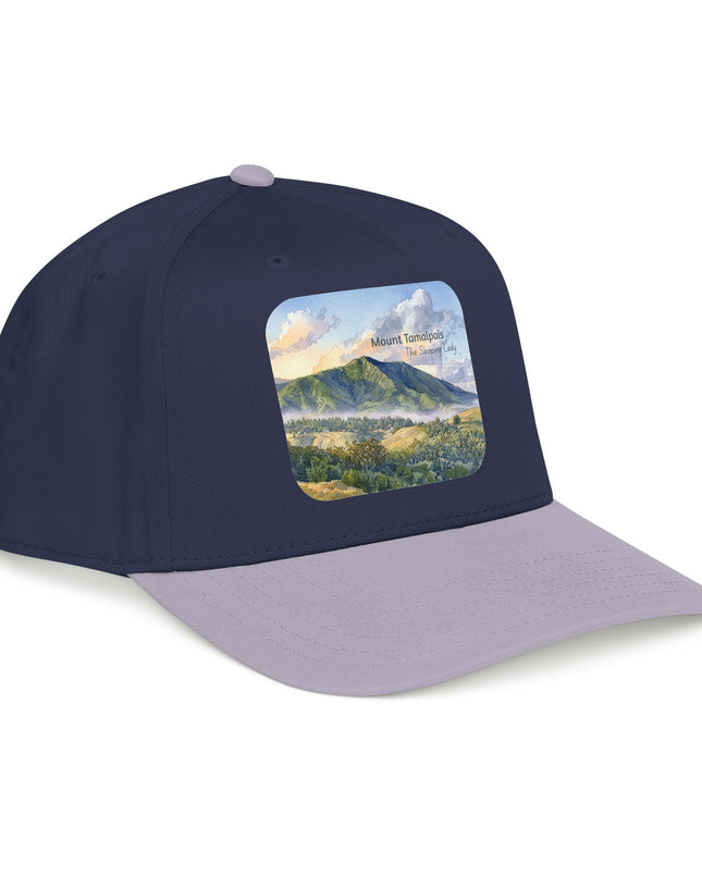 "Mount Tamalpais, the Sleeping Lady" Mid Profile Baseball Cap