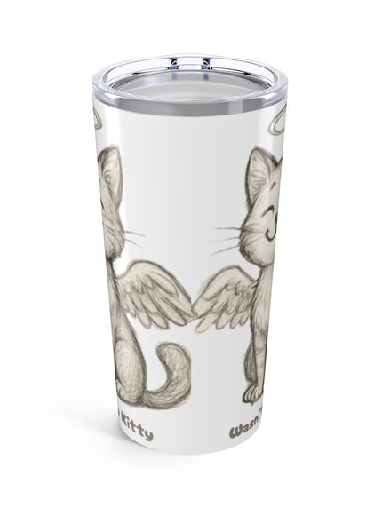 "Wasn't Me Kitty" Tumbler 20oz