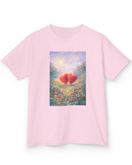 "Valentine's Day - Monet Style" Kids Heavy Cotton Tee