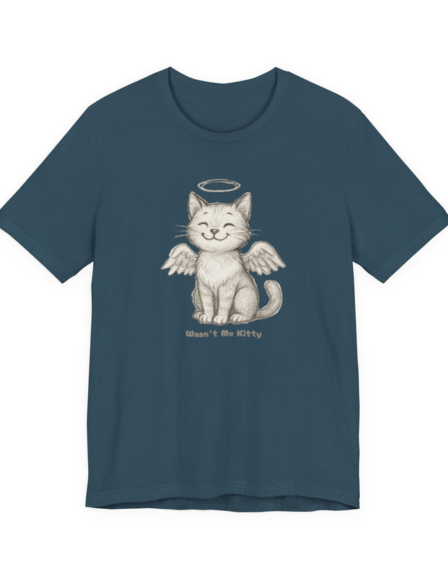"Wasn't Me Kitty" Unisex Jersey Short Sleeve Tee