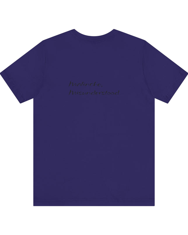 "Malinche, misunderstood" Unisex Jersey Short Sleeve Tee