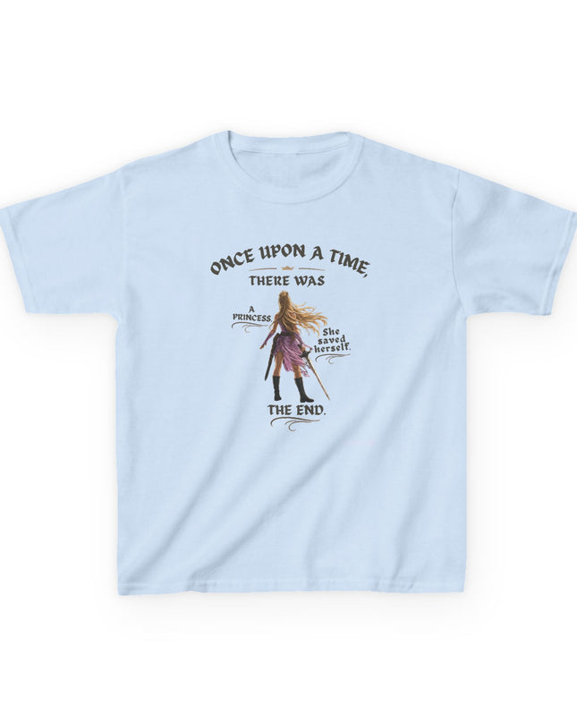 "She Saved Herself V2" Kids Heavy Cotton Tee