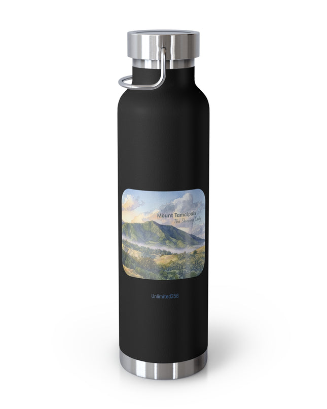 "Mount Tamalpais, the Sleeping Lady" Copper Vacuum Insulated Bottle, 22oz