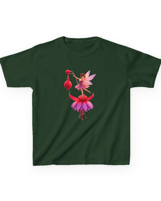"Fuchsia Fairy" Kids Heavy Cotton Tee