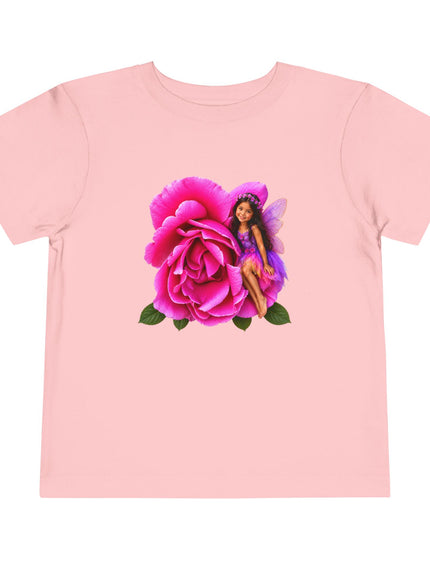 "Rose Fairy" Toddler Short Sleeve Tee