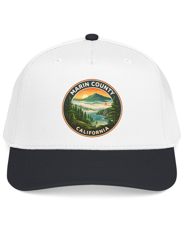 "Marin County, Above the Fog" Mid Profile Baseball Cap