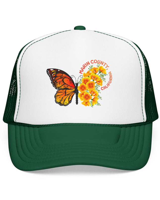 "Butterfly Poppies, Marin County California" Foam Trucker Hat