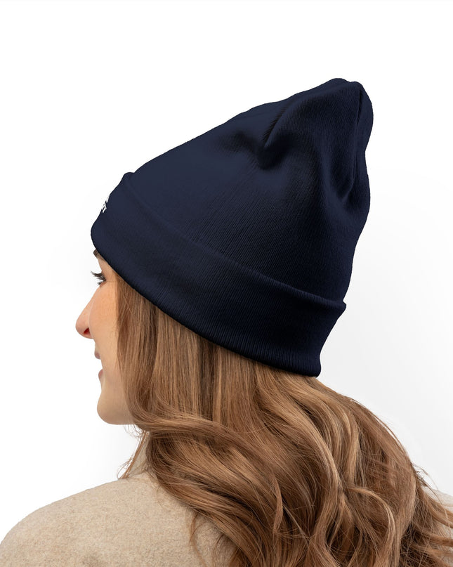 "Marin County Mom" Knit Beanie (Embroidery)