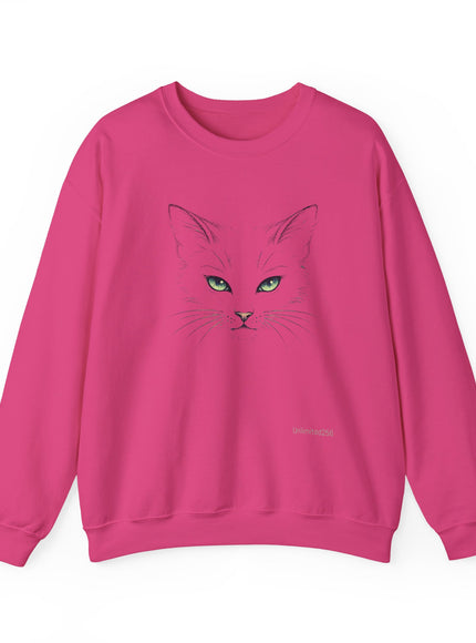 "Cat Face Sketch" Unisex Adult Sweatshirt