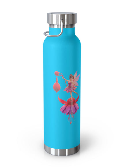 "Fuchsia Fairy" Copper Vacuum Insulated Bottle, 22oz