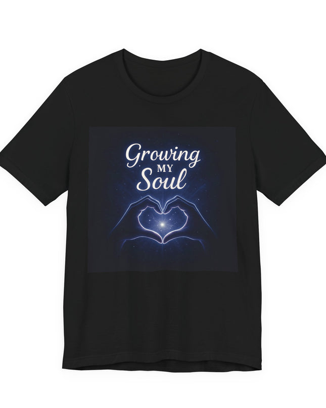 "Growing my soul, blue celestial" Unisex Jersey Short Sleeve Tee