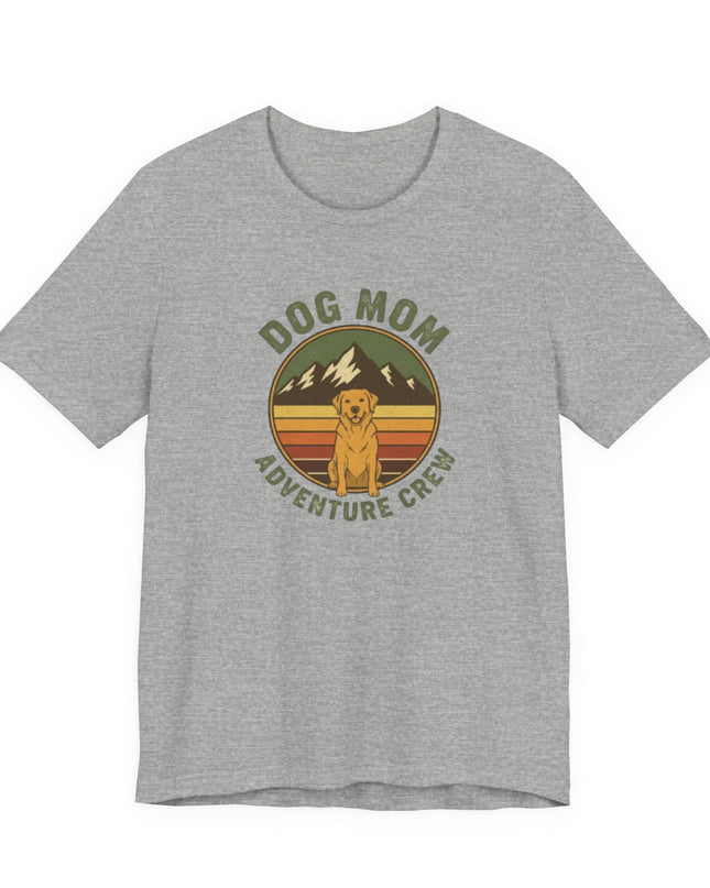 "Dog Mom Adventure Crew" Unisex Jersey Short Sleeve Tee