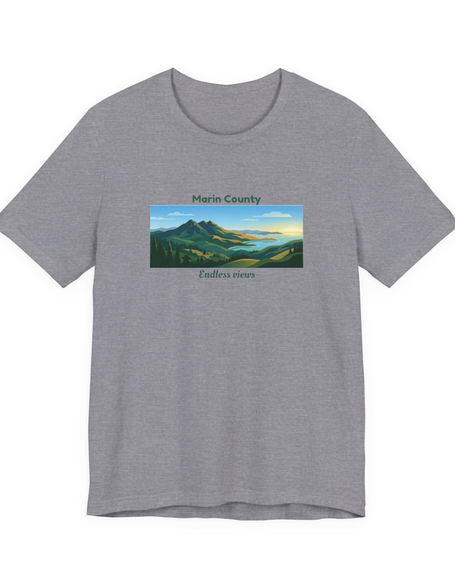 "Marin County - Endless Views" Unisex Jersey Short Sleeve Tee