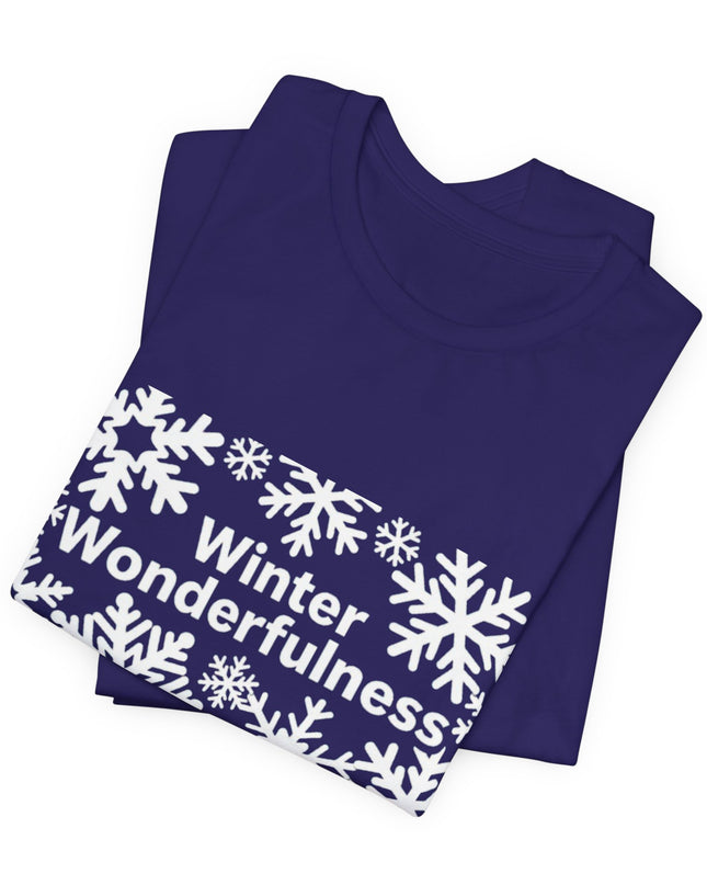 "Winter Wonderfulness" Unisex Jersey Short Sleeve Tee