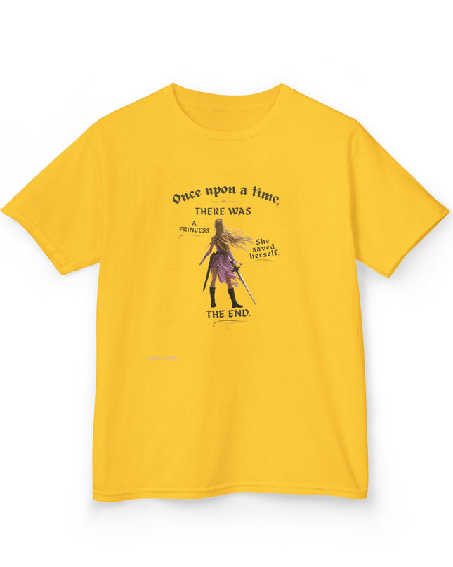 "She Saved Herself" Kids Heavy Cotton Tee