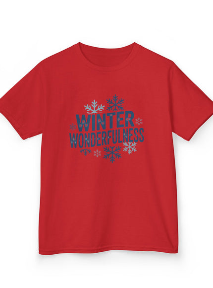 "Winter Wonderfulness" Kids Heavy Cotton Tee