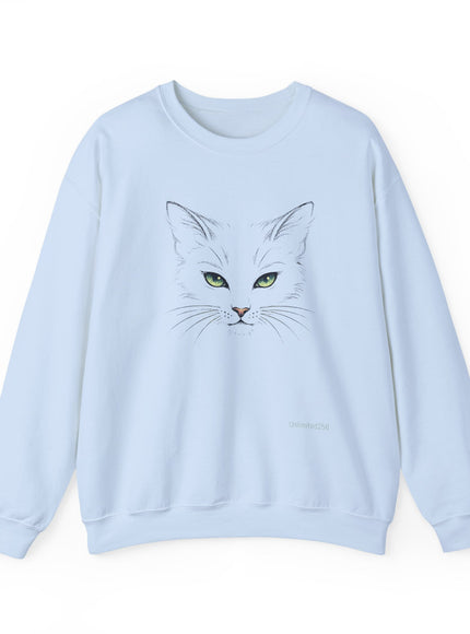 "Cat Face Sketch" Unisex Adult Sweatshirt