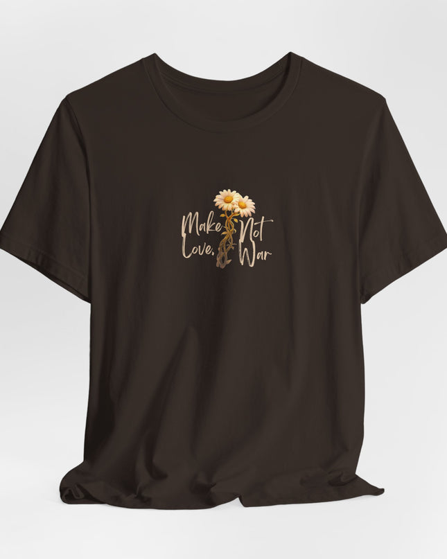 "Make Love, Not War" Unisex Jersey Short Sleeve Tee