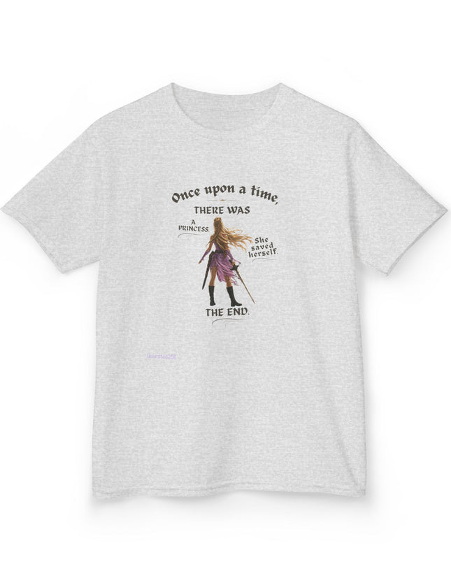"She Saved Herself" Kids Heavy Cotton Tee