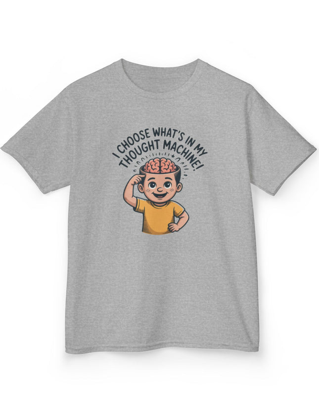 "I Choose What's in my Thought Machine" Kids Heavy Cotton Tee