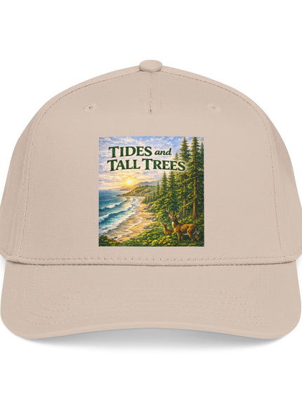 "Tides and Tall Trees" Mid Profile Baseball Cap