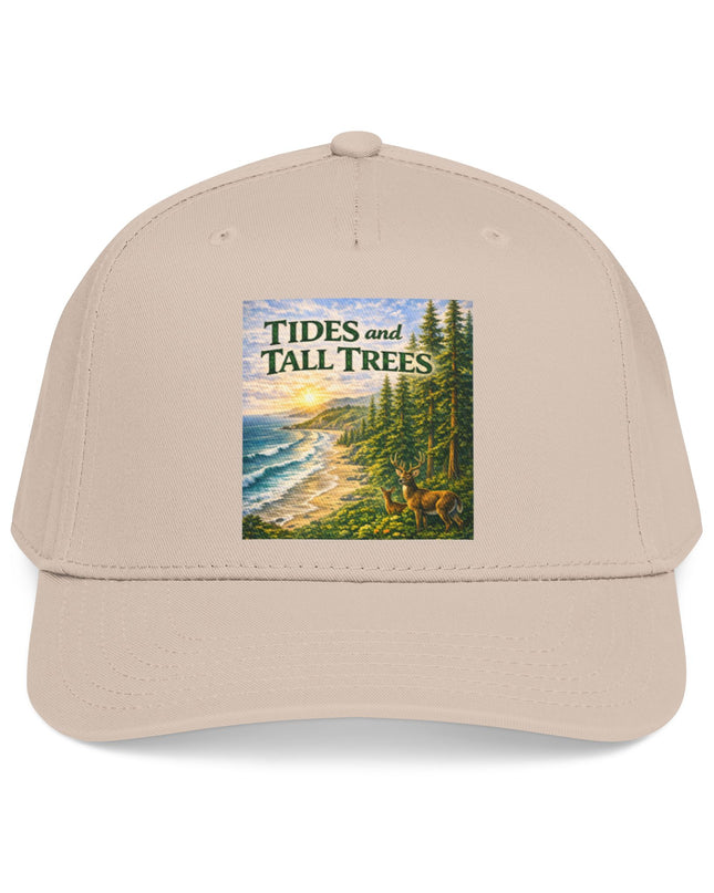 "Tides and Tall Trees" Mid Profile Baseball Cap