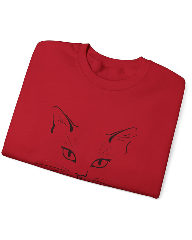 "Cat Face Sketch" Unisex Adult Sweatshirt