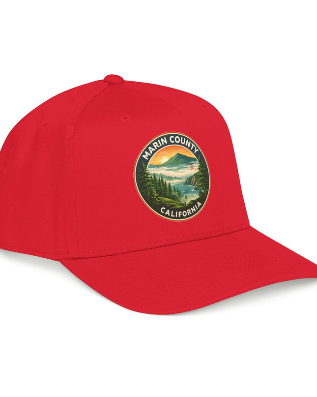 "Marin County, Above the Fog" Mid Profile Baseball Cap