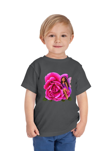 "Rose Fairy" Toddler Short Sleeve Tee