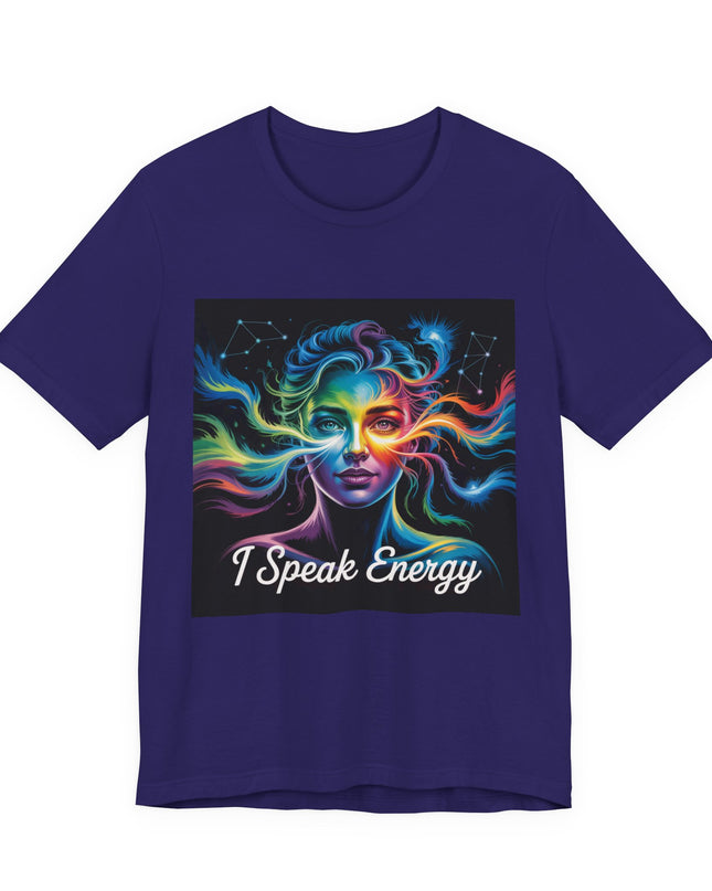 "I Speak Energy, (Energy for Success)" Men's and Women's Jersey Short Sleeve Tee