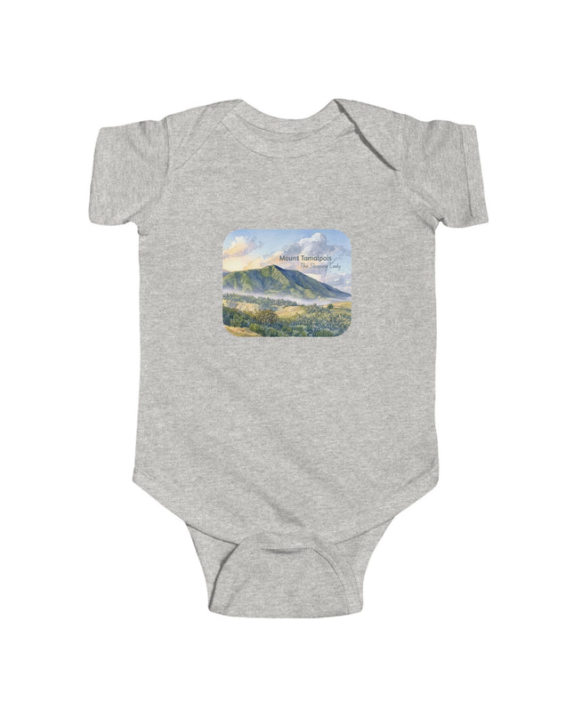 "Mount Tamalpais, the Sleeping Lady" Infant Fine Jersey Bodysuit