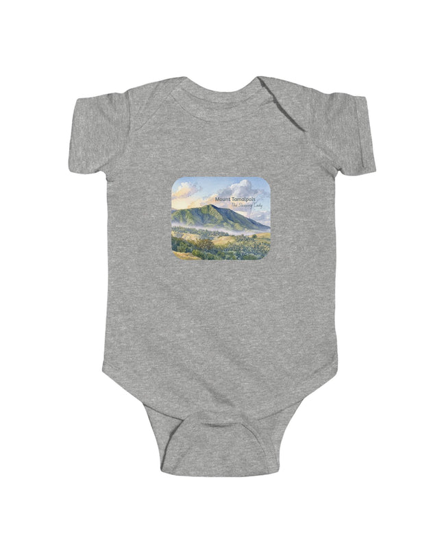 "Mount Tamalpais, the Sleeping Lady" Infant Fine Jersey Bodysuit