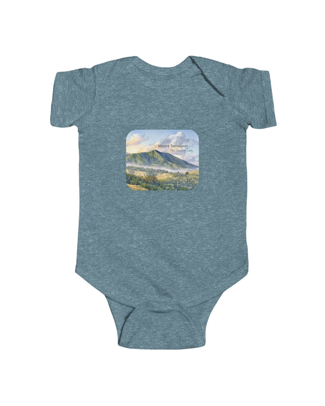 "Mount Tamalpais, the Sleeping Lady" Infant Fine Jersey Bodysuit