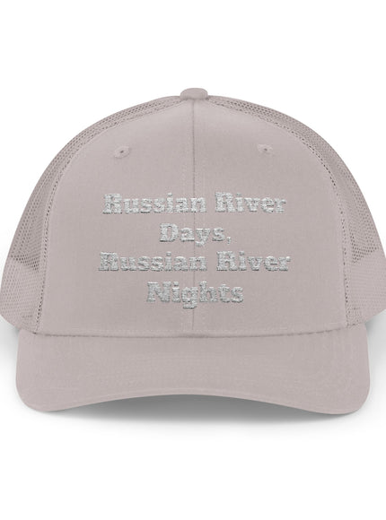 "Russian River Days, Russian River Nights" Snapback Trucker Cap