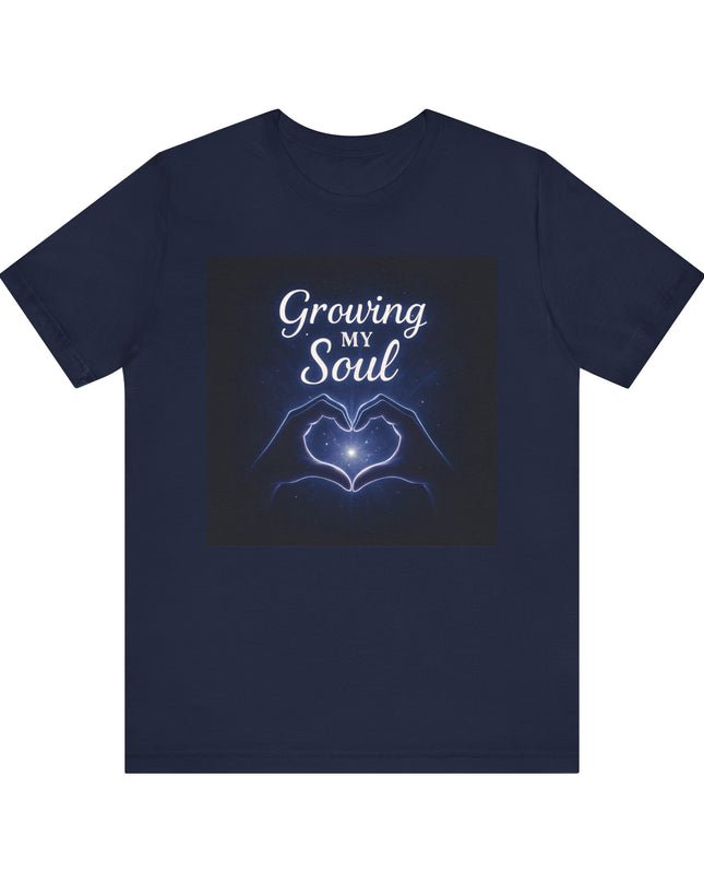 "Growing my soul, blue celestial" Unisex Jersey Short Sleeve Tee