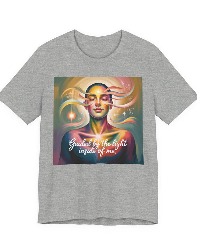 "Guided by the Light Inside of Me" Unisex Jersey Short Sleeve Tee