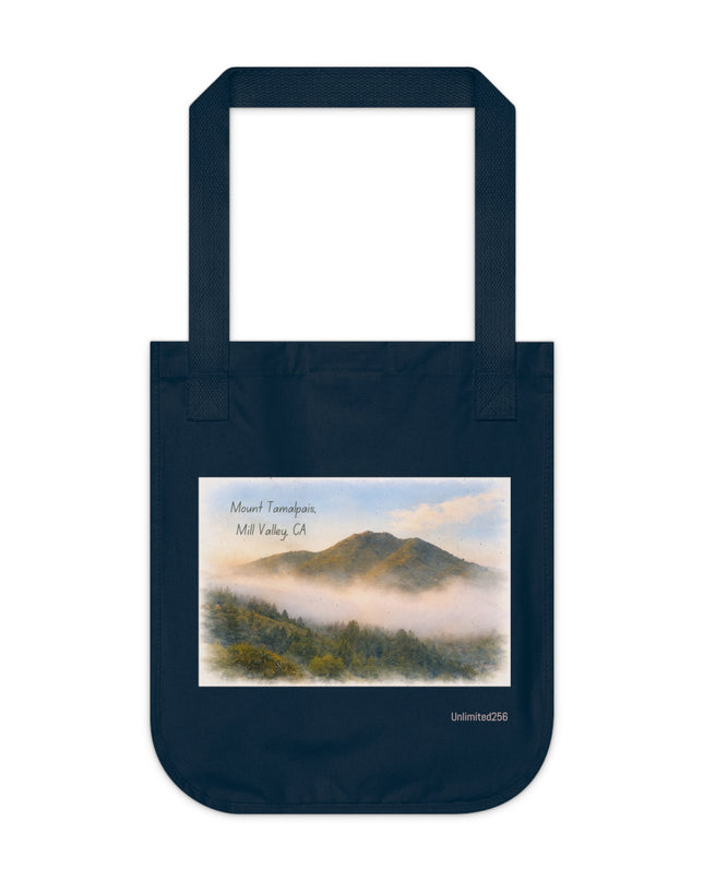 "Mount Tamalpais, Mill Valley, California" Organic Canvas Tote Bag