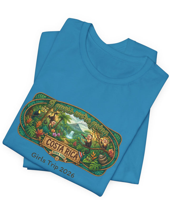 "Costa Rica - Girl's Trip" Unisex Jersey Short Sleeve Tee